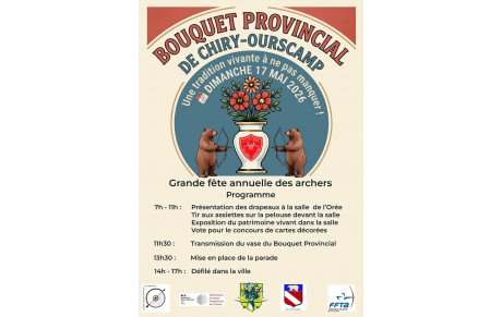 BOUQUET PROVINCIAL 2026 à CHIRY OURSCAMP
